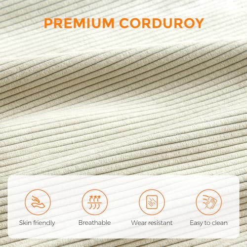 Giant Bean Bag Chair Sofa with Memory Foam for Adults and Kids, Caramel X927258