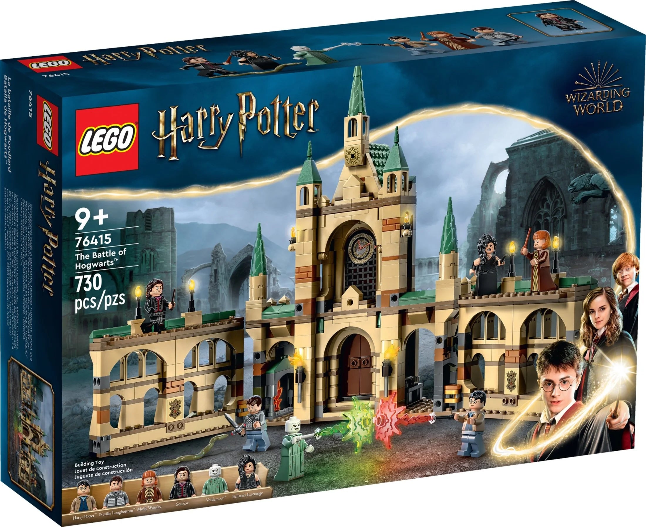 LEGO Harry Potter The Battle of Hogwarts Building Toy Set, 6 Minifigures, Ages 9 and Up A39520