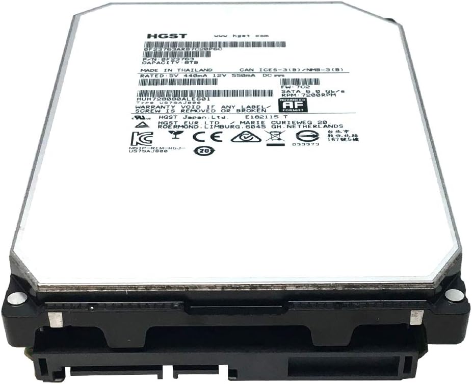 HGST Ultrastar He8 8TB 7200RPM Enterprise Hard Drive (Renewed) O5529