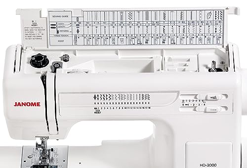 Janome HD3000 Heavy-Duty Sewing Machine with Hard Case I91554