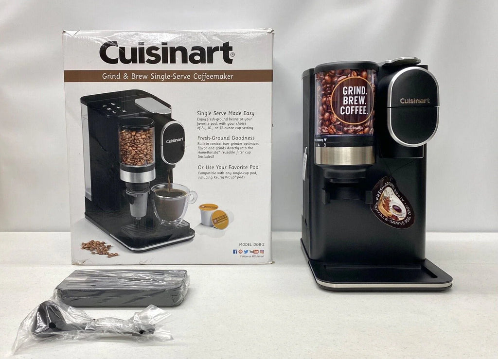 Cuisinart Grind & Brew Single-Serve Coffeemaker, Black, DGB-2 S5114