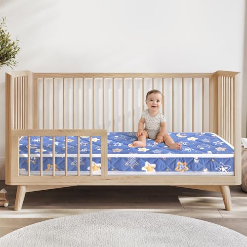 Premium Crib Mattress and Toddler Mattress 52" x 27.6" x 5", Firm, Hypoallergenic W515