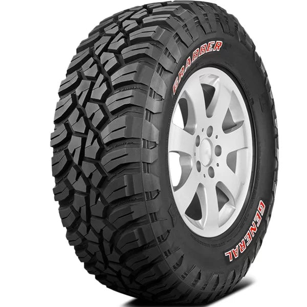 Pair of 2 General Grabber X3 LT265/70R17 121/118Q E Red Letter Rugged Mud Terrain Tires 4505760000 / 265/70/17 / 2657017 Fits: 2017 Chevrolet Silverado 1500 WT. 2014-15 Chevrolet Silverado 1500 WT