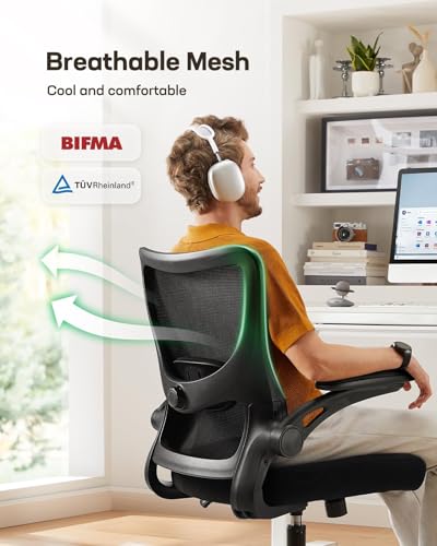 Marsail Ergonomic Office Chair with 3D Lumbar Support & Headrest T824