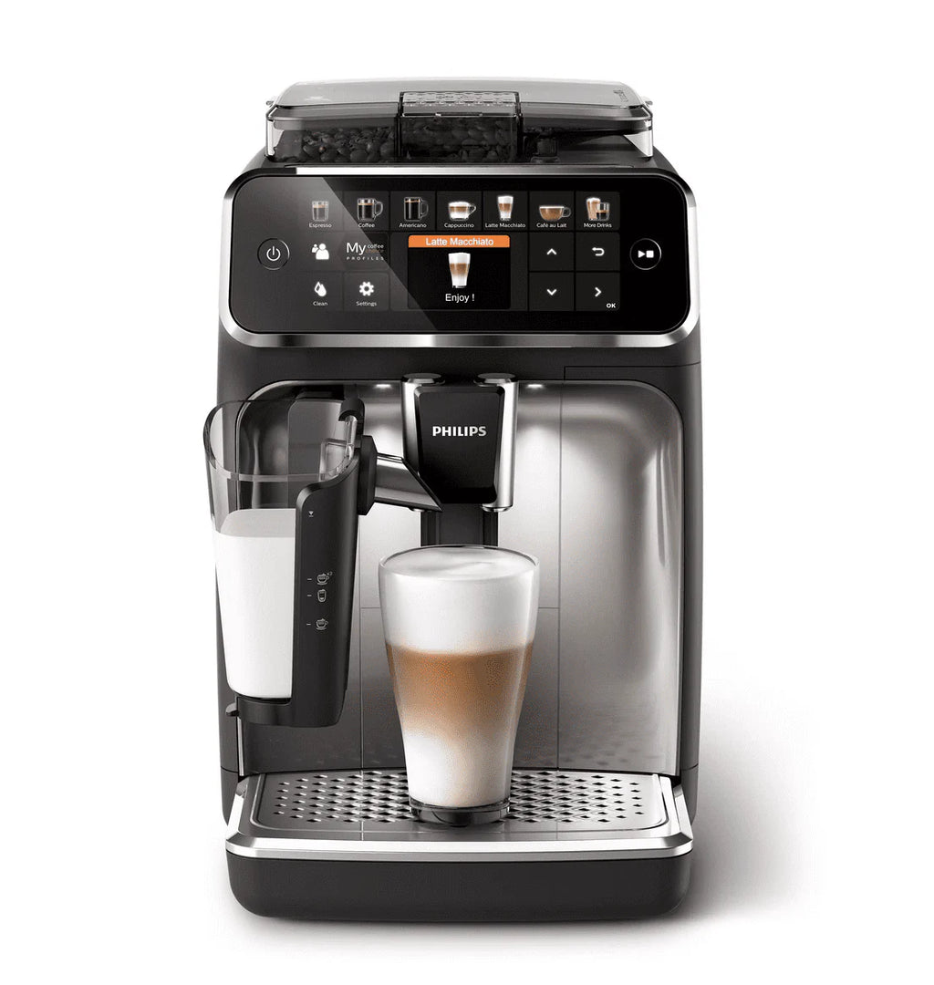 Philips 5400 LatteGo Superautomatic Espresso Machine, Black, EP5447/94 W4100