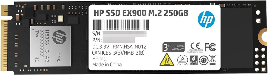 HP EX900 M.2 500GB PCIe 3.0 NVMe Internal SSD (2-Pack) M8504