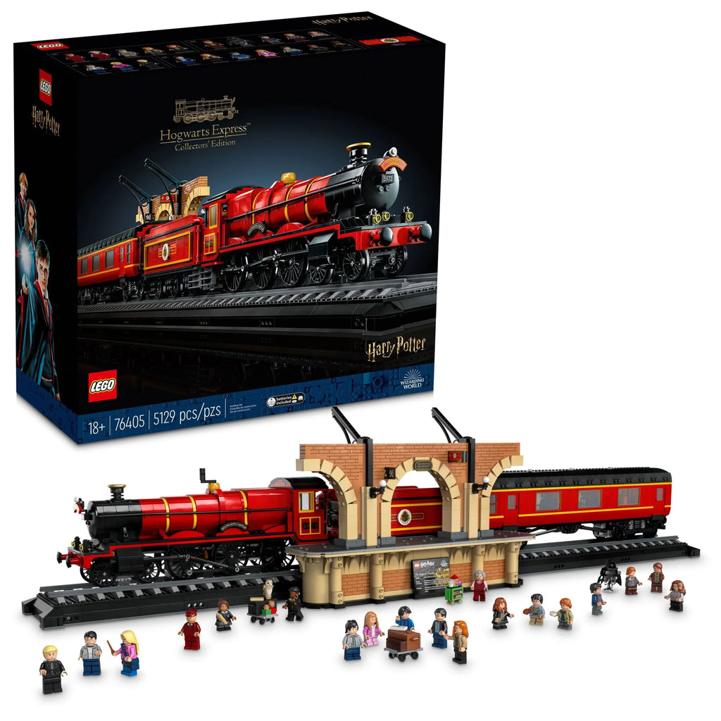 LEGO Harry Potter Hogwarts Express – Collectors' Edition 76405, Iconic Replica Model Steam Train from the Films, Collectible Memorabilia Set for Adults