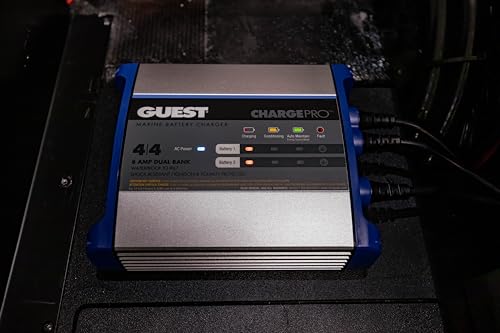 Guest 2707A On-Board Battery Charger 8A 12V 2 Bank X18793