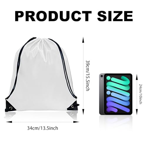 GoodtoU 40 Pack Drawstring Backpacks Waterproof Nylon Cinch Bags for School Gym N792