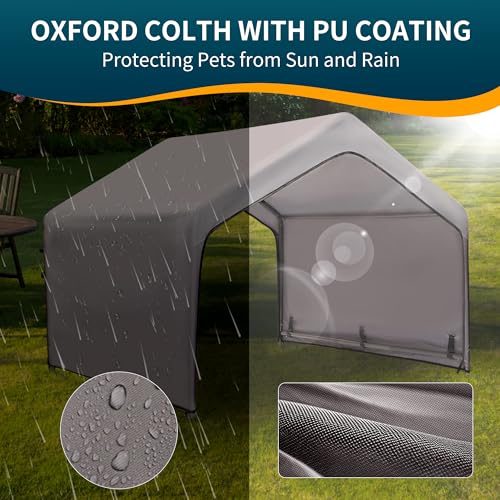 Dog Tent Outdoor Extra Large Waterproof Shade Shelter for Pets, Gray I68919