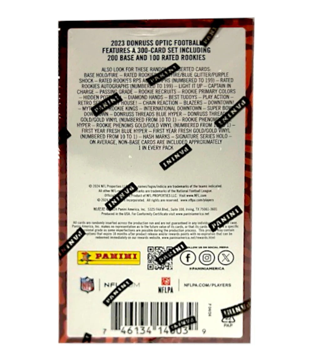 2023 Panini Donruss Optic Football Blaster Box Z409