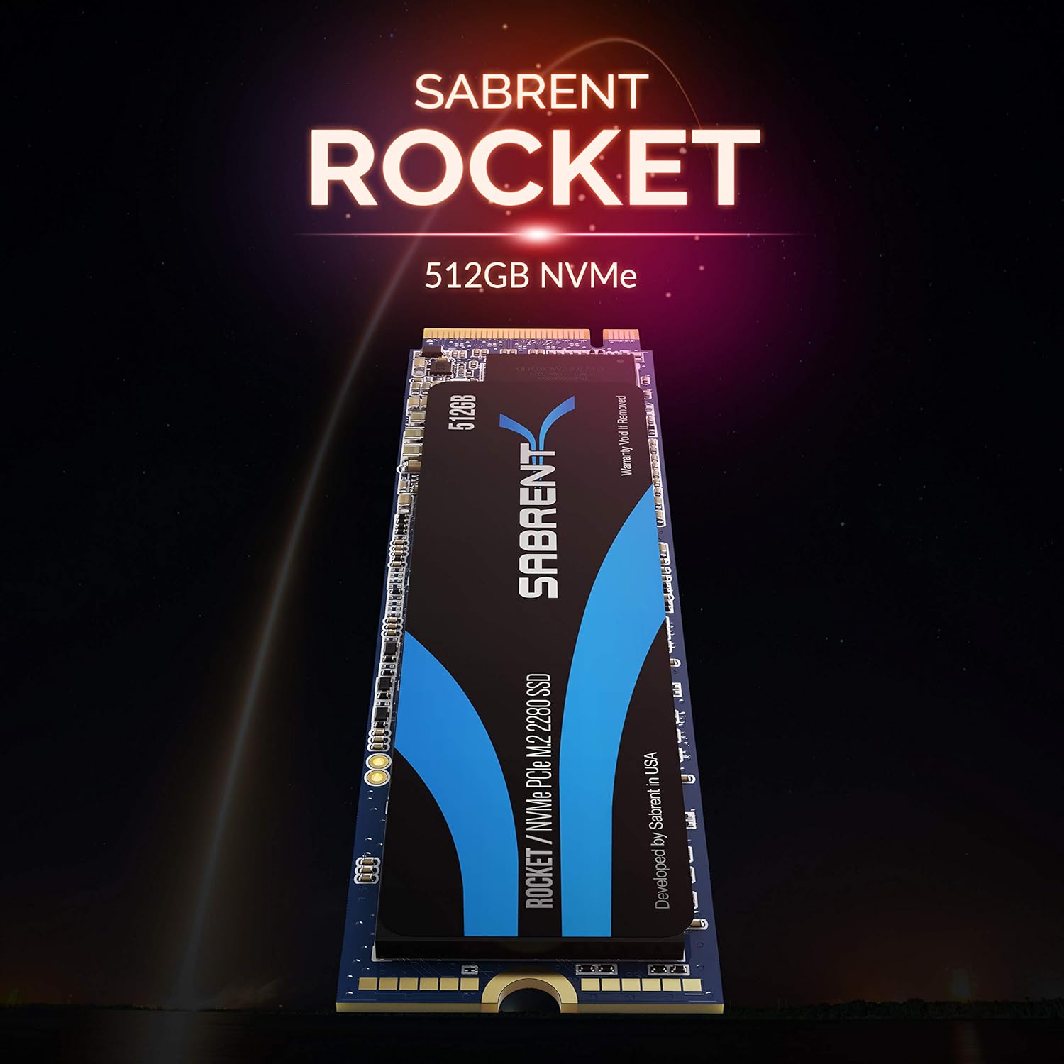 Sabrent 512GB Rocket NVMe PCIe M.2 2280 Internal SSD (SB-ROCKET-512) 2-Pack X702