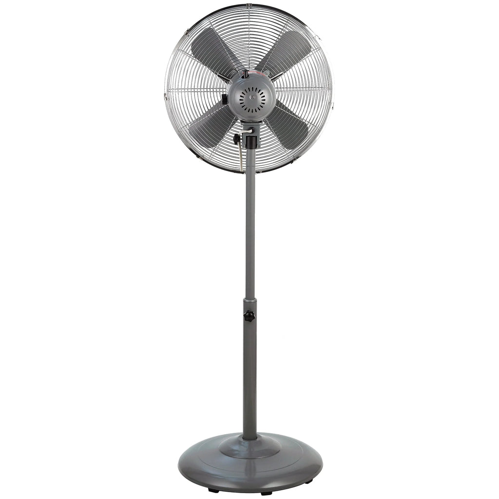 Better Homes & Gardens 16 inch Adjustable Oscillating Metal Stand Fan, Red O2097