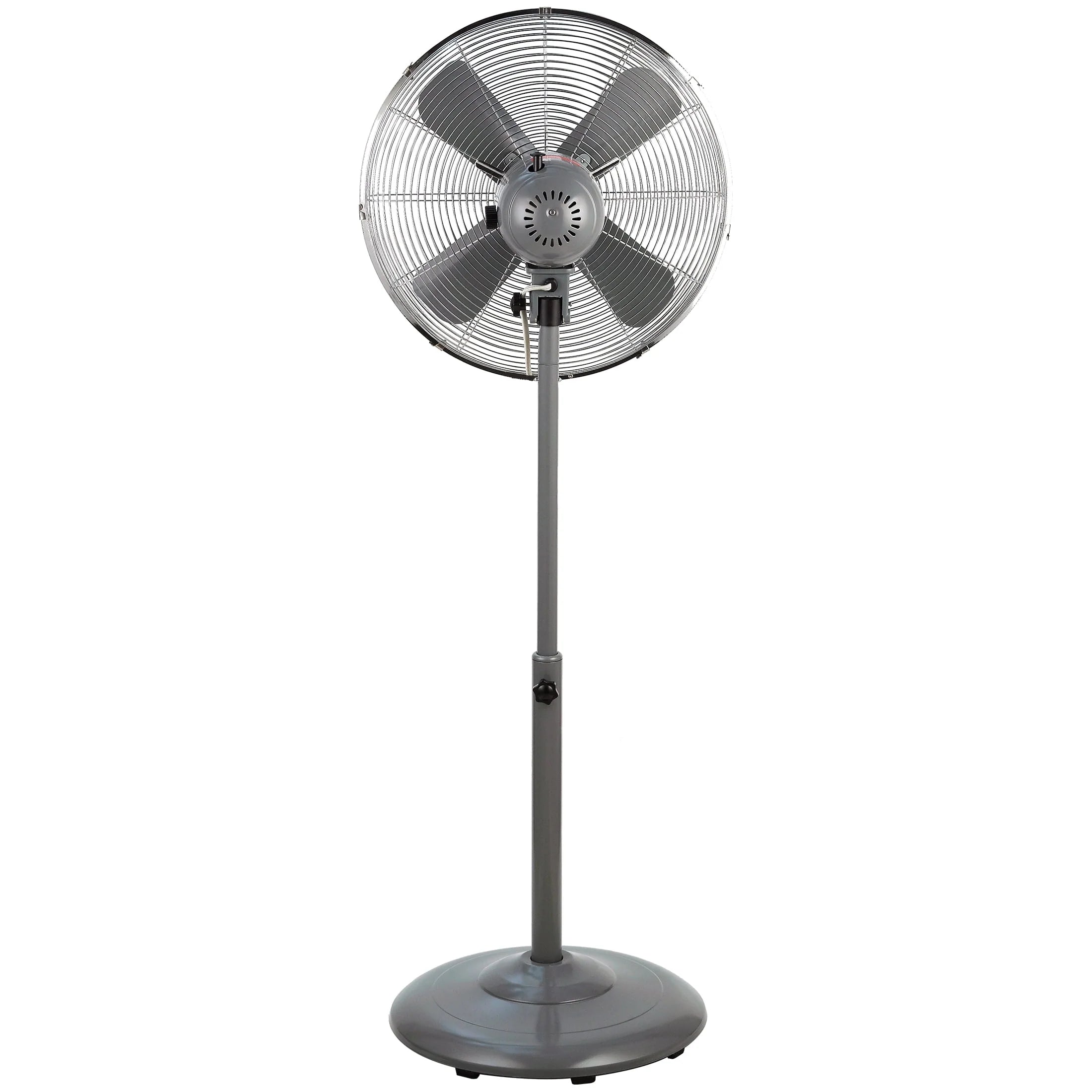 Better Homes & Gardens 16 inch Adjustable Oscillating Metal Stand Fan, Red O2097