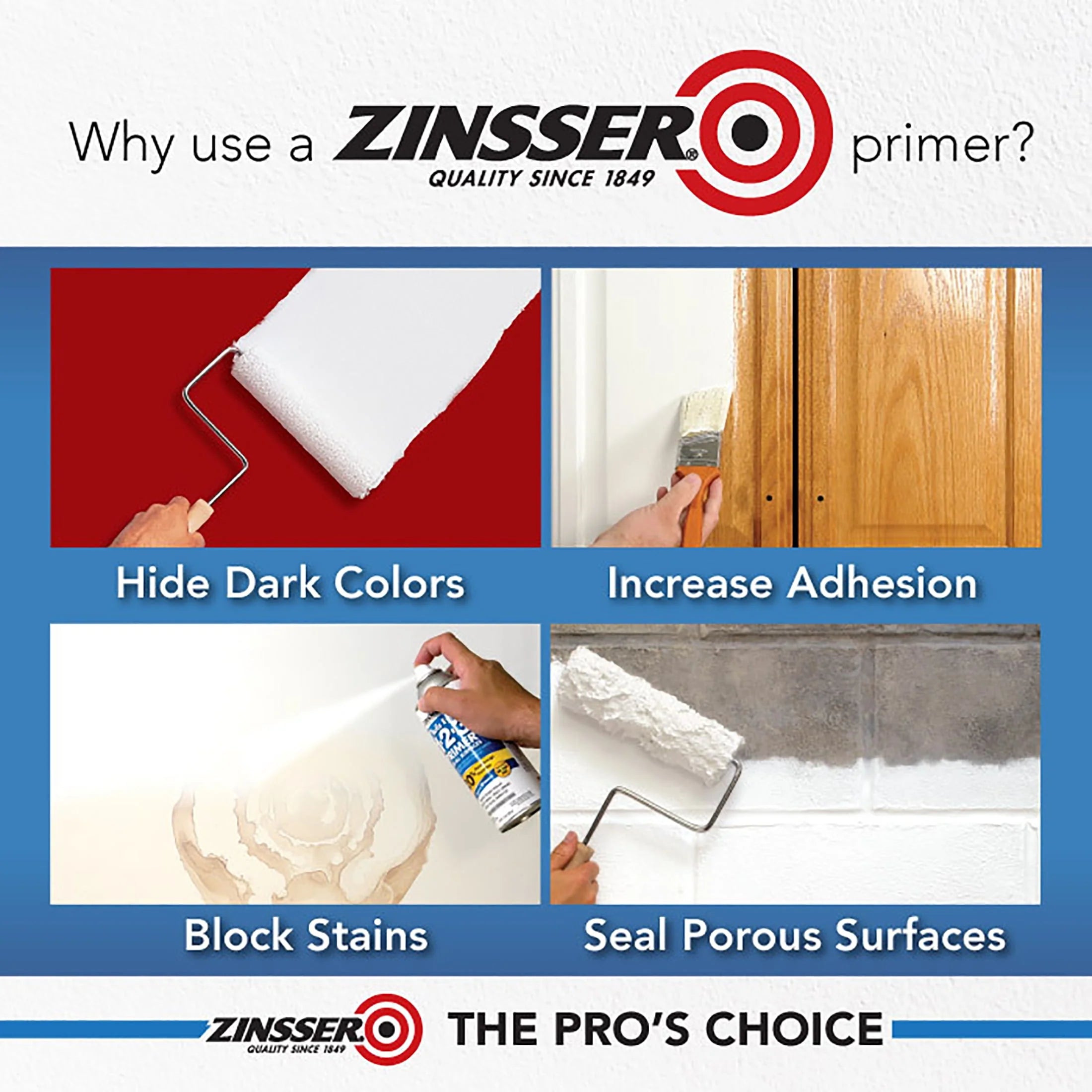 Zinsser Mold Killing Primer Spray 13 oz U676