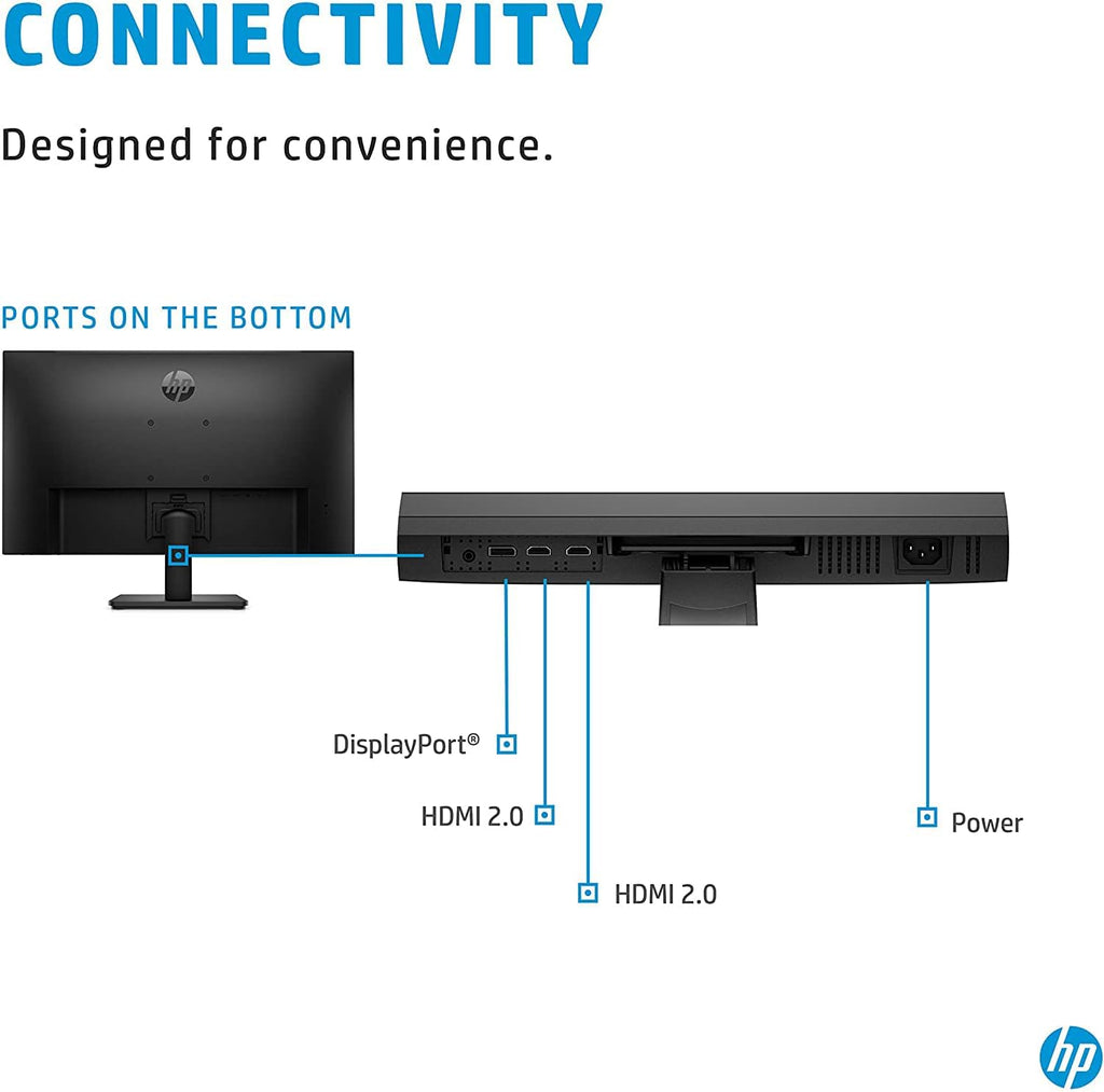 HP 28-inch 4K LED Monitor with AMD FreeSync, Dual HDMI and DisplayPort N589