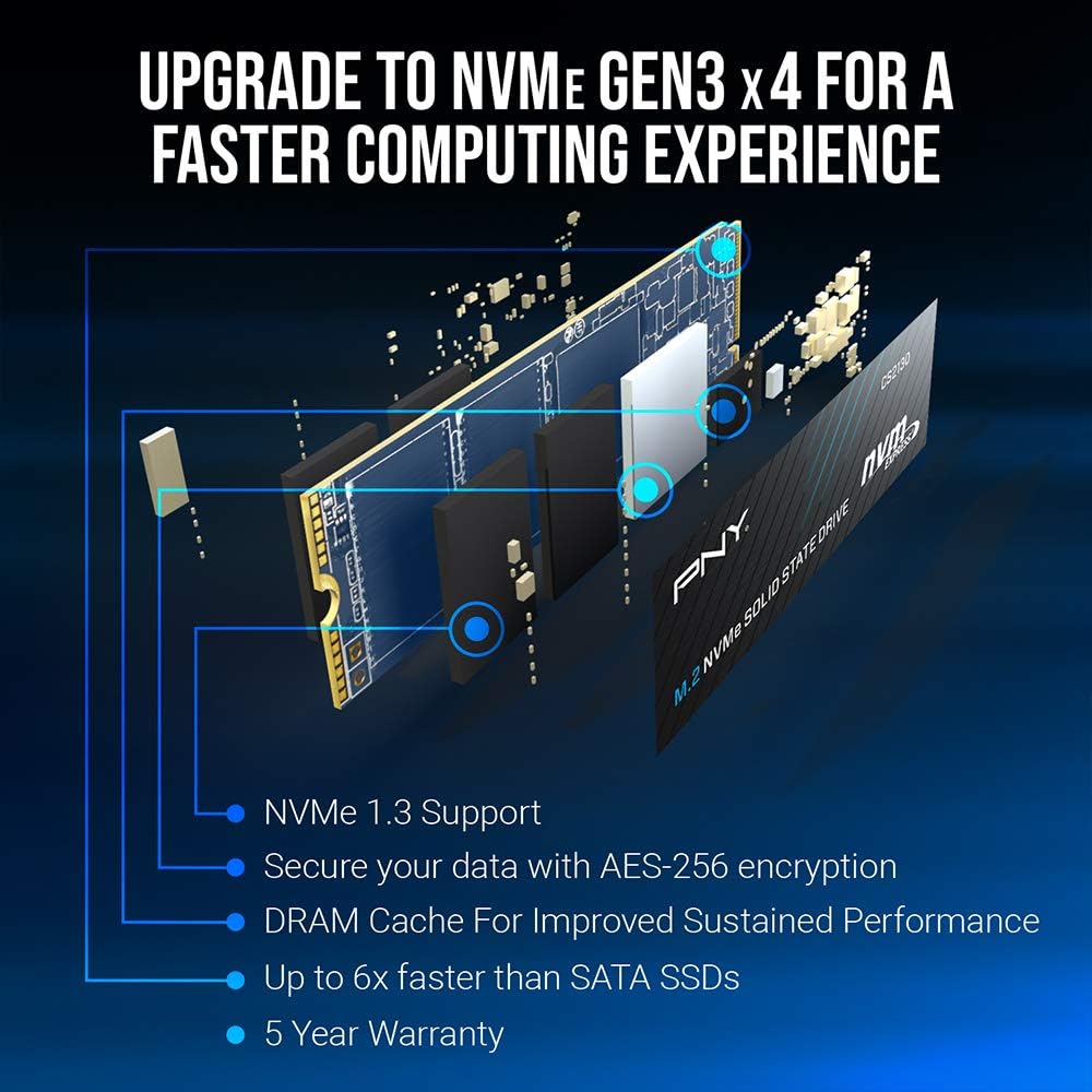 PNY CS2130 4TB M.2 NVMe Internal SSD Q2108