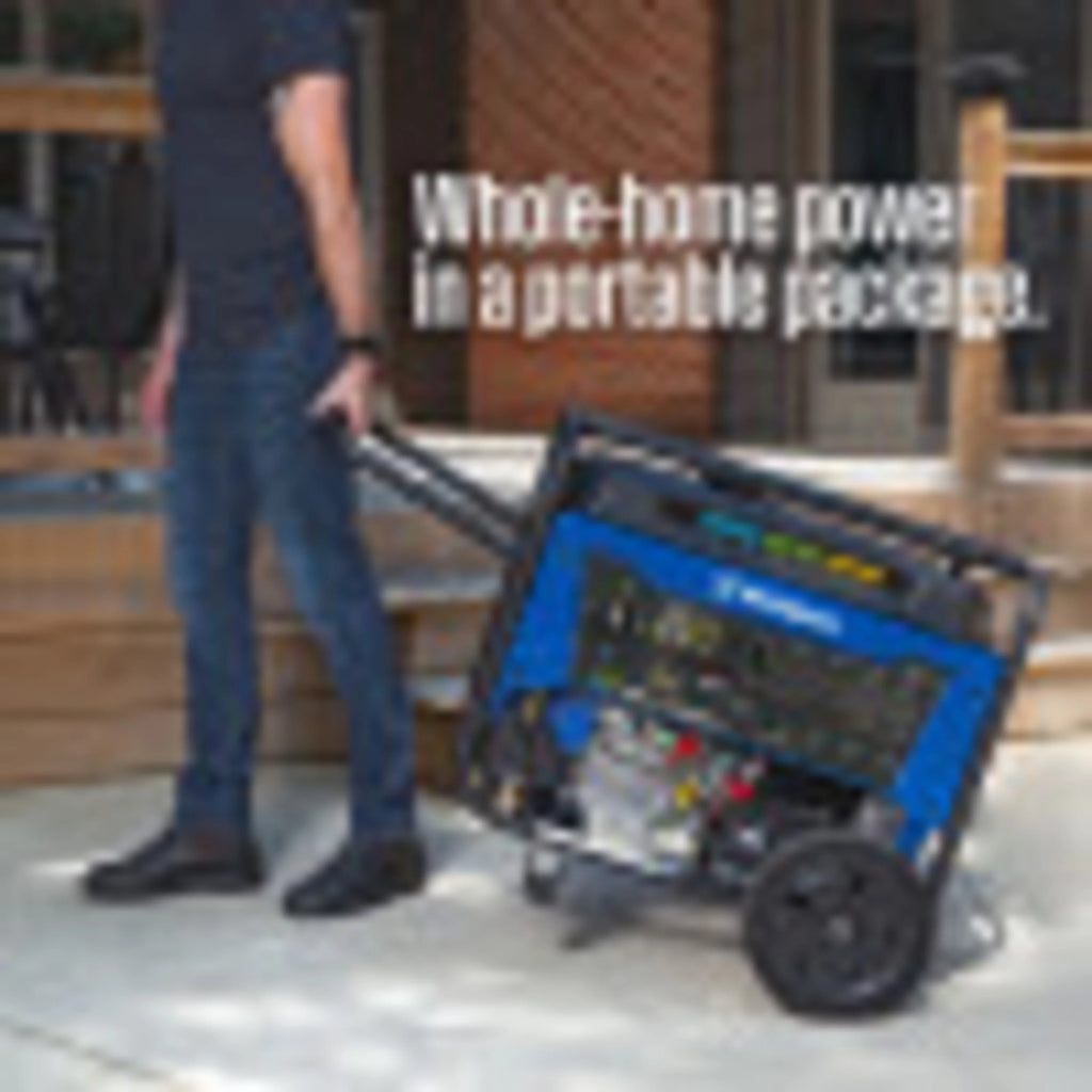 Westinghouse 12,500 Peak Watt Dual Fuel Portable Generator, Gas/Propane Y811