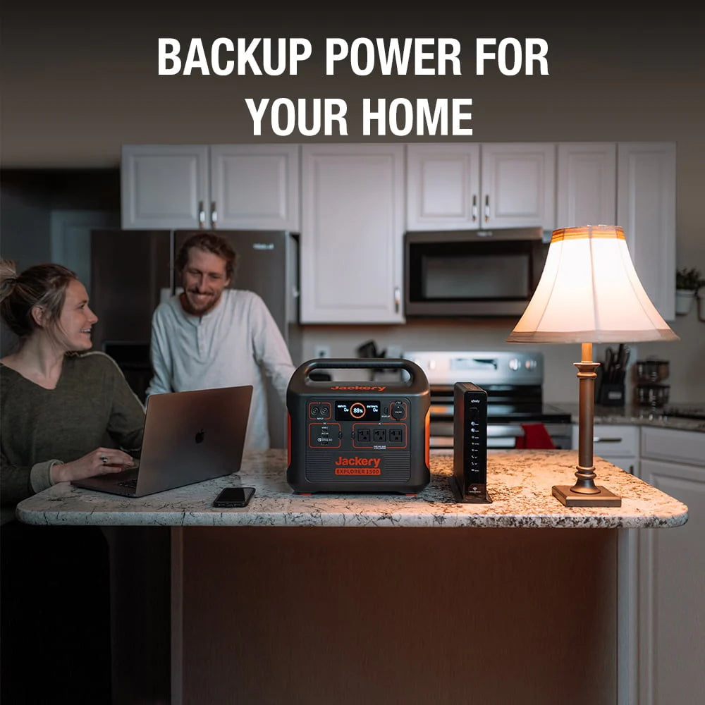 Jackery Solar Generator 1500 with 2 SolarSaga 100W M29116