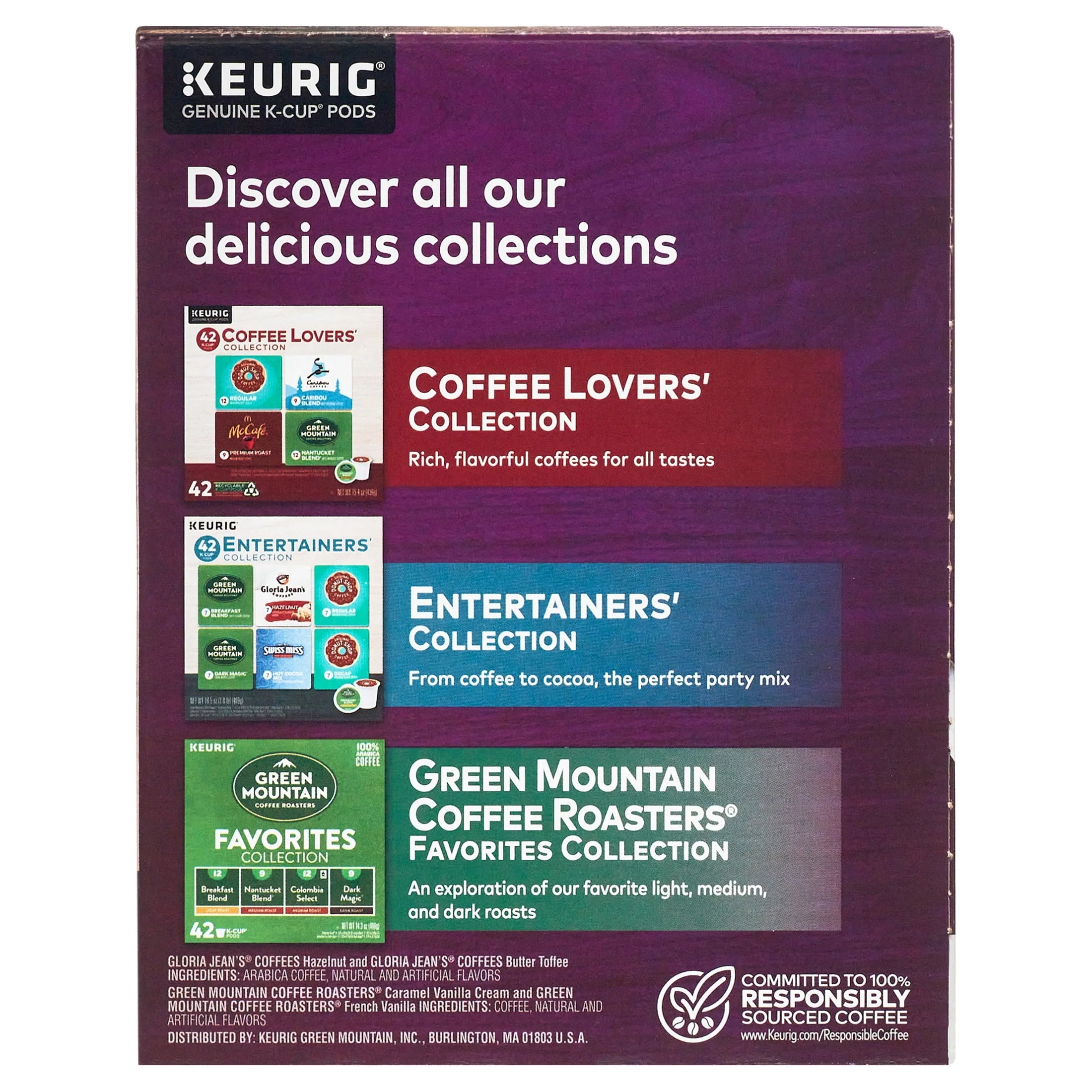 Keurig Flavored Variety Coffee K-Cup Pods, 42 Count V174673