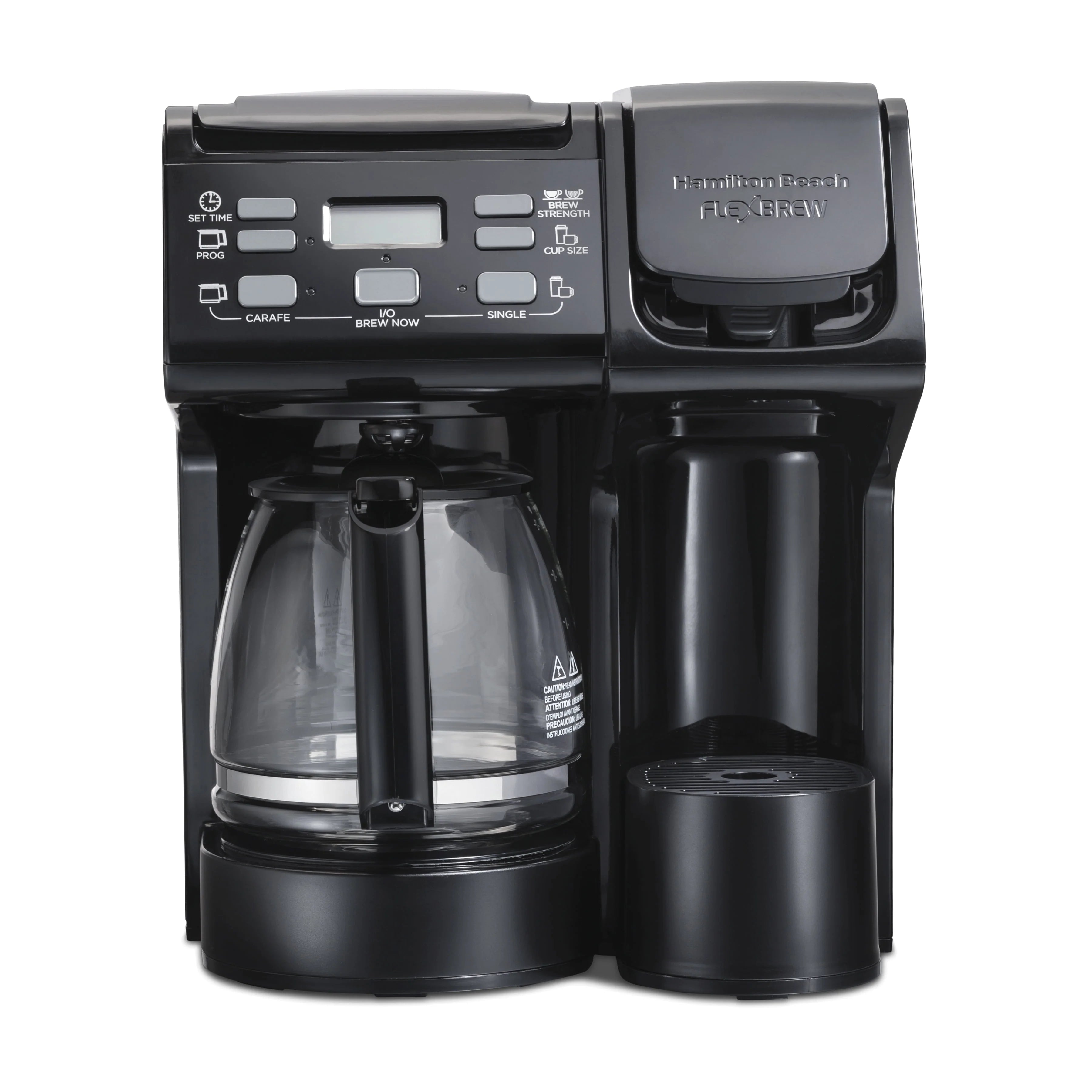 Hamilton Beach FlexBrew Trio Coffee Maker, Single Serve or 12 Cups, Black Y3492