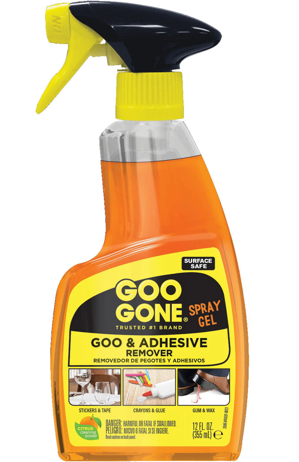 Goo Gone Original Spray Gel Adhesive Remover - 12 Oz