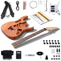 Leo Jaymz DIY Single Cut Electric Guitar Kit Mahogany Rosewood B148