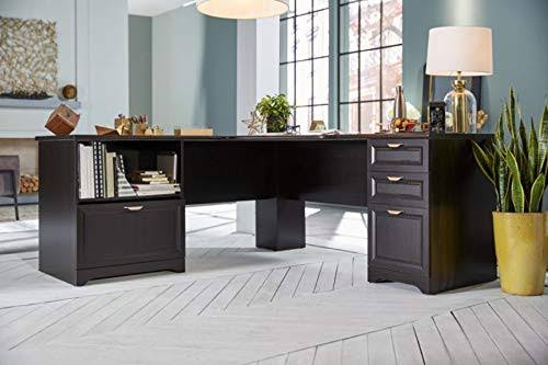Realspace Magellan Performance L-Shaped Desk, Espresso B609