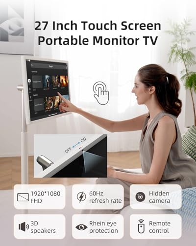 32 Inch 4K Smart Monitor with Google TV, Dolby Audio, HDR, KVM, USB-C 65W PD C7046