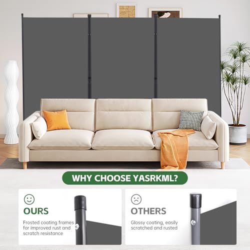 Room Divider Folding Privacy Screens, 3 Panel Portable Partition Q514484