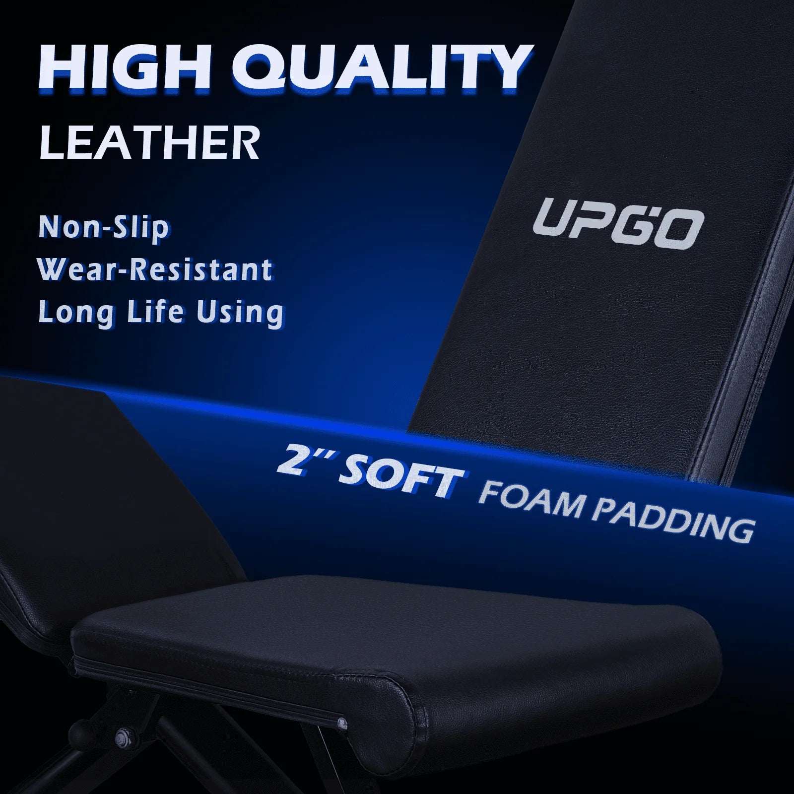 UPGO Adjustable Weight Bench 660lbs Foldable Workout Bench for Home E708