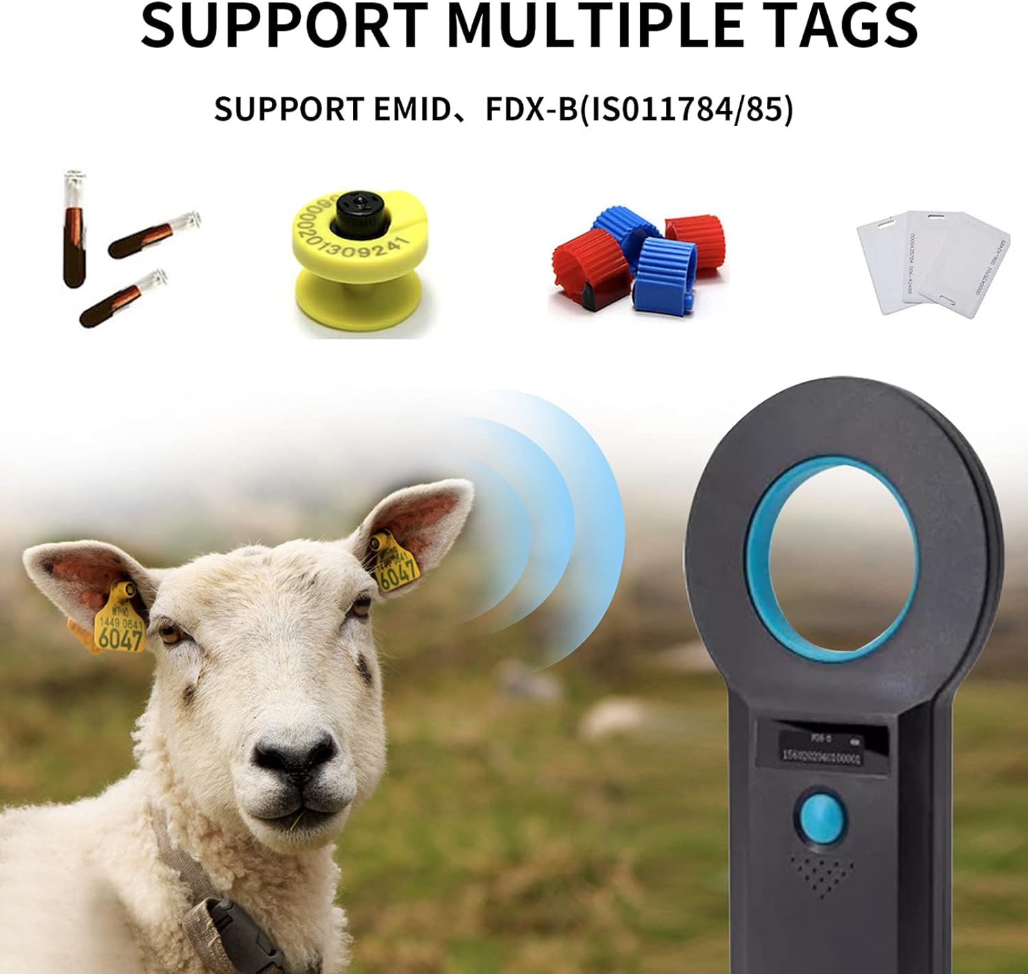 Pet Microchip Scanner Animal Tag Reader Pack of 2 K6955