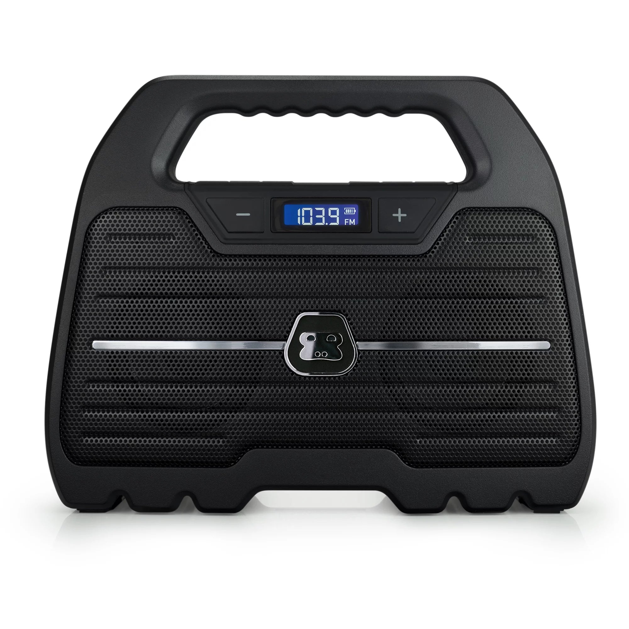 G-Project G-GO Rugged, Water Resistant, Portable, Bluetooth Wireless Boombox Speaker with FM Radio, Rechargeable Battery and USB Phone Charger