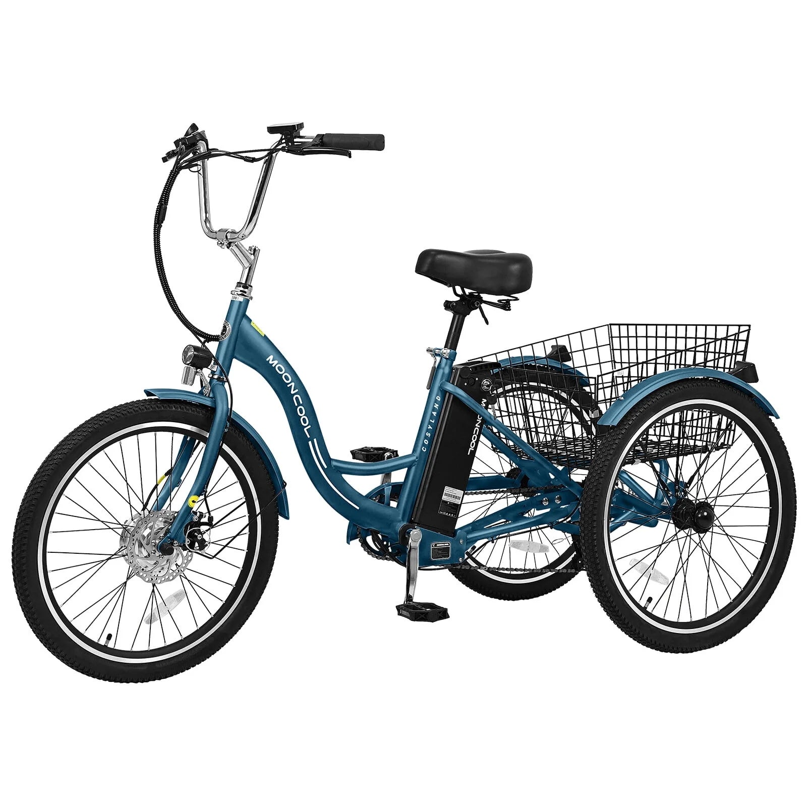 Lilypelle Adult Electric Tricycle 3-Wheel Bike for Seniors E1378