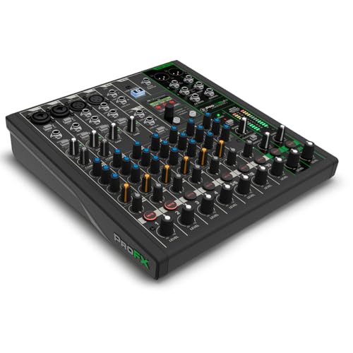 Mackie ProFX10 Go 10-channel Battery-powered Mixer with USB and Effects V810787