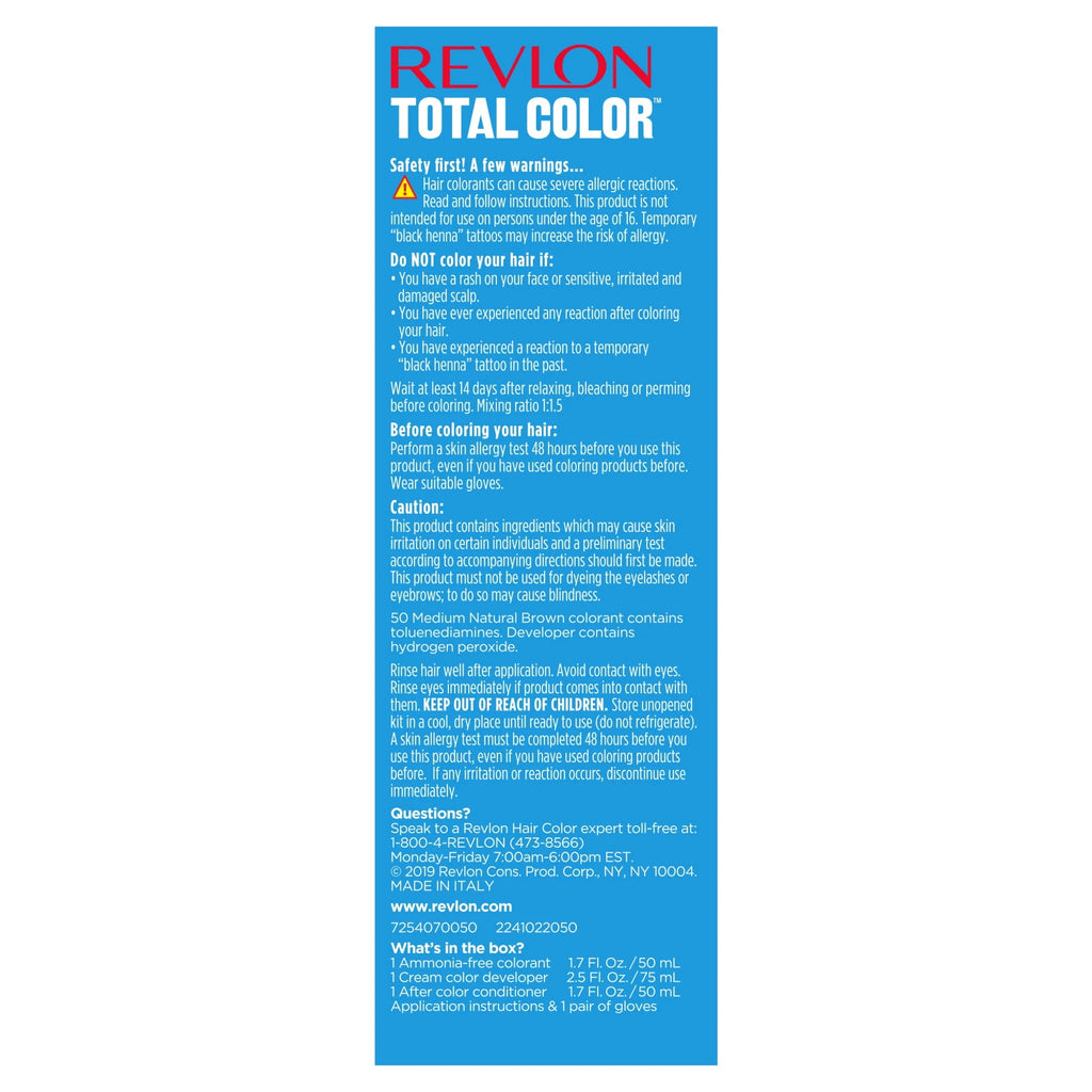 Revlon Total Color Permanent Hair Color, 535 Medium Golden Mahogany X49899