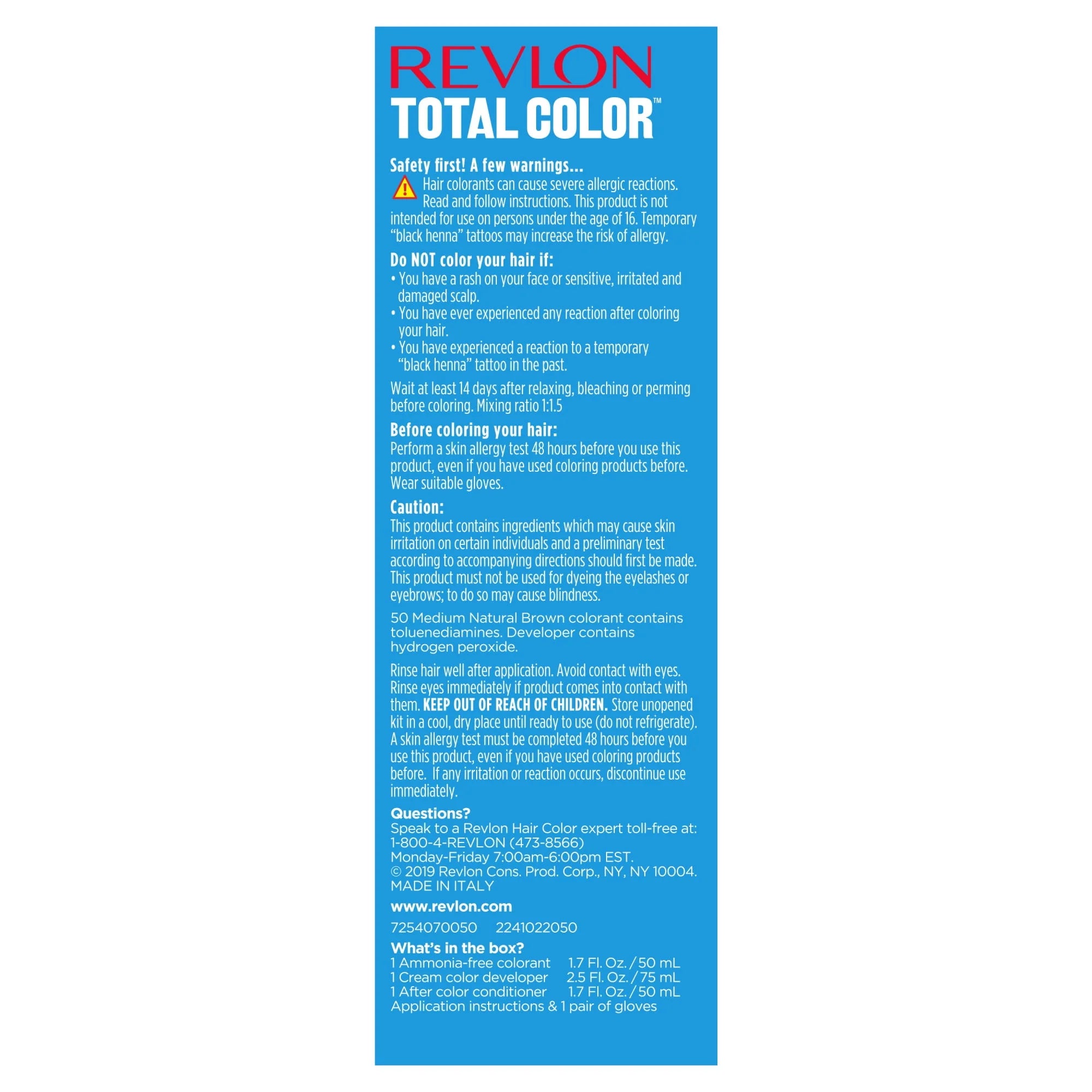 Revlon Total Color Permanent Hair Color, 535 Medium Golden Mahogany X49899