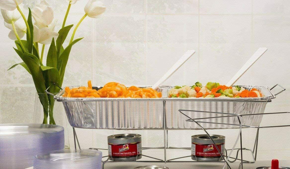 Disposable Aluminum Chafing Dish Buffet Party Set 24PC V56871