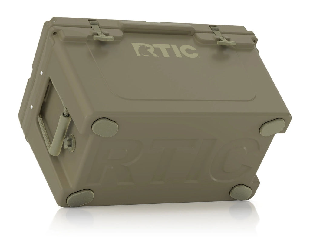 RTIC 45 qt Ultra-Tough Cooler, Insulated Portable Ice Chest, Olive B61533