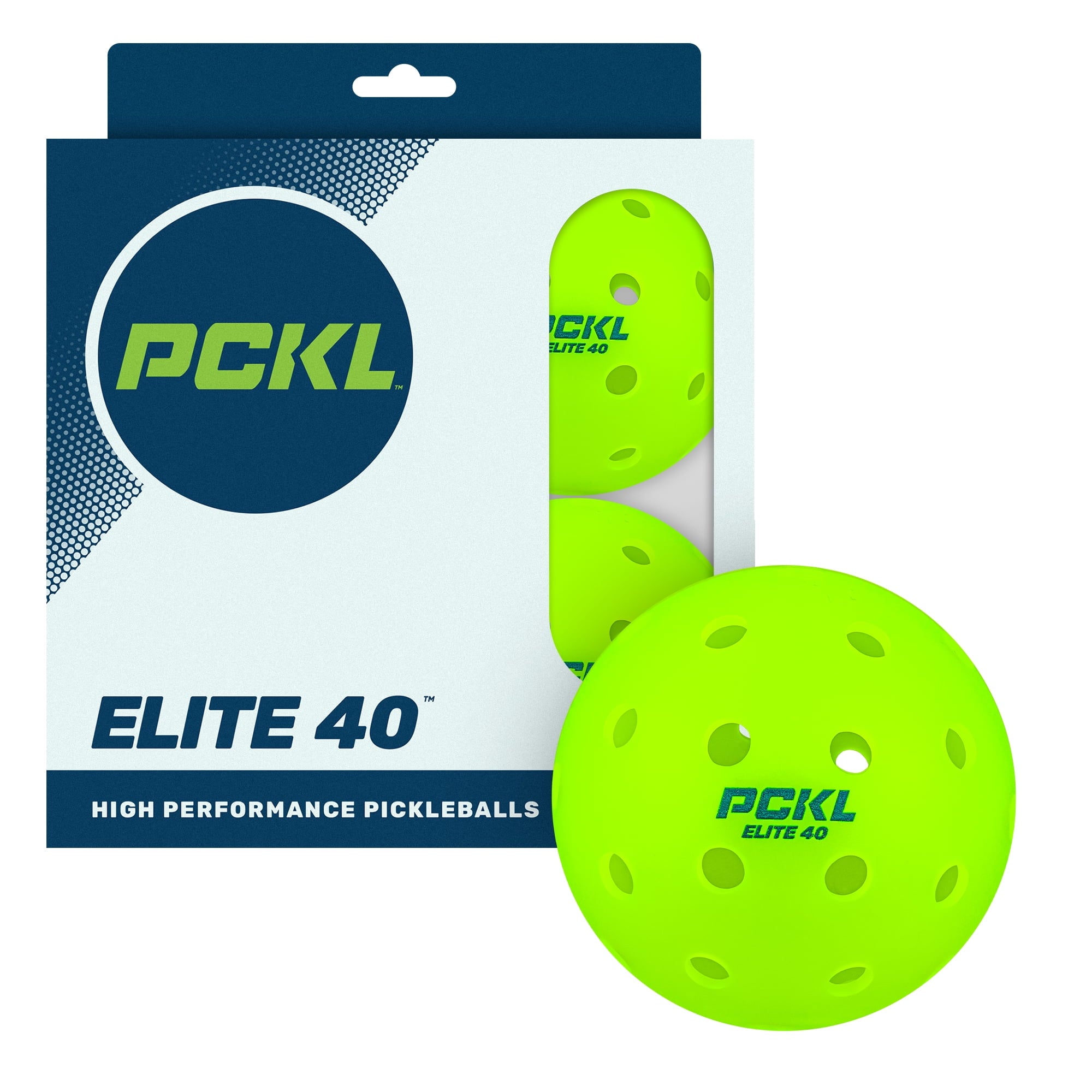 PCKL Elite-40 Pickleballs | Tournament and Competition Ball | 4 Pack | USA Pickleball Approved