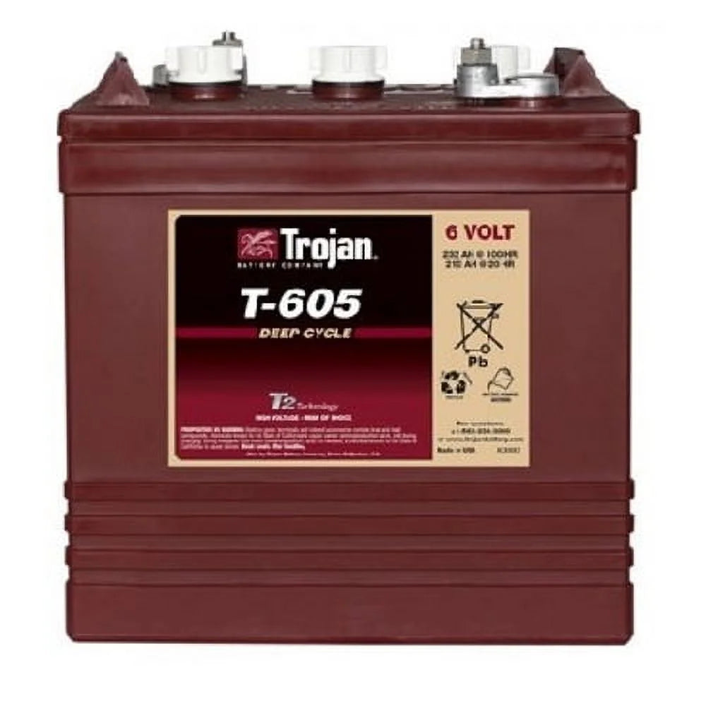 Trojan T605 6V 210AH Deep Cycle Battery 2 Pack I387