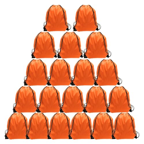 GoodtoU 40 Pack Drawstring Backpacks Waterproof Nylon Cinch Bags for School Gym N792