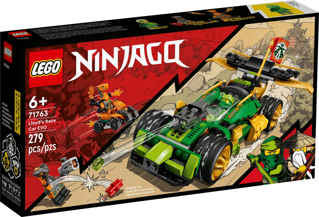 LEGO NINJAGO Lloyd's Race Car EVO 71763 Building Toy Set for Kids 6+ G320