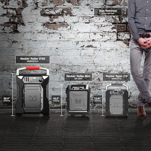Monster Rockin’ Roller 270 Portable Bluetooth Speaker D23392