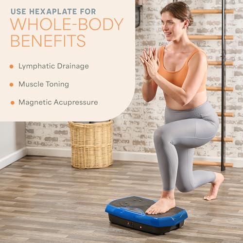 Lifepro Vibration Plate Exercise Machine with Magnetic Acupoints for Full Body Fitness A59153