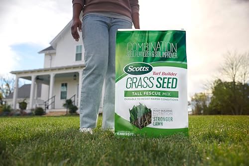 Scotts Turf Builder Tall Fescue Grass Seed Mix with Fertilizer, 5.6 lbs Z3696
