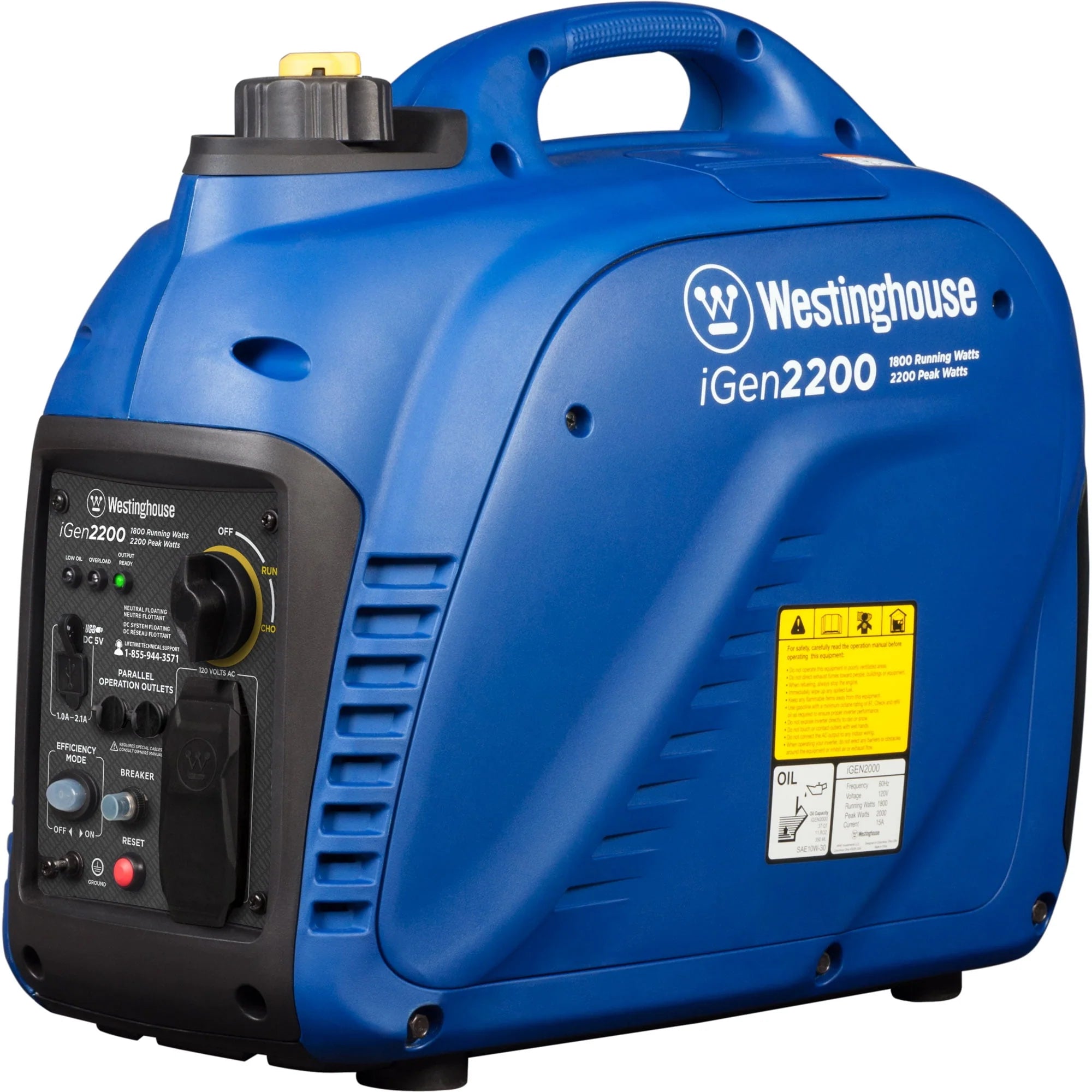 Westinghouse 2200 Peak Watt Portable Inverter Generator U92172
