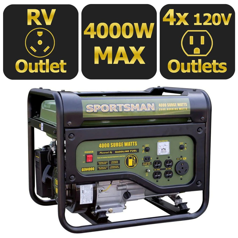 Sportsman Gasoline 4000W Portable Generator R261
