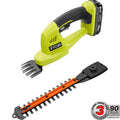 Ryobi ONE+ 18-Volt Lithium-Ion Cordless Grass Shear and Shrubber Trimmer - 1.3 Ah Battery and Charger Included P2910