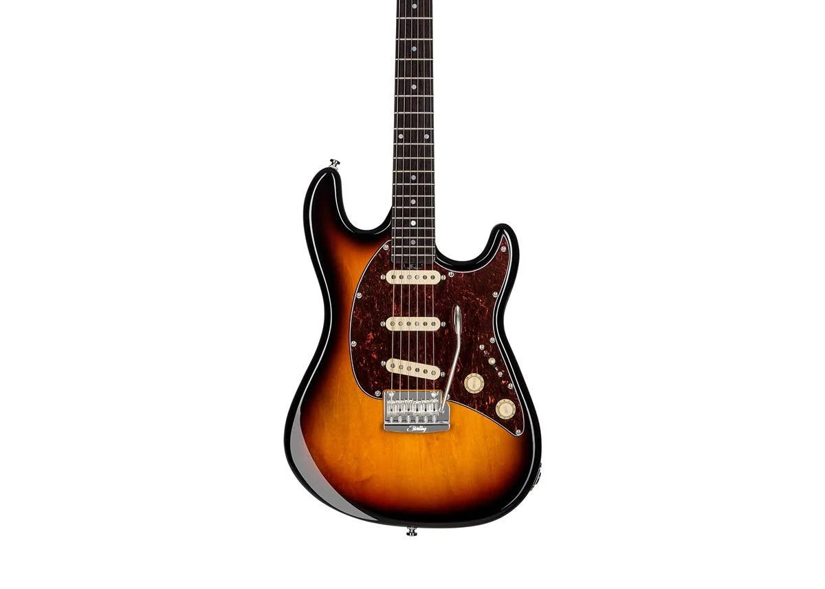 Sterling by Music Man CT50 Cutlass Electric Guitar, 3 Tone Sunburst E9036